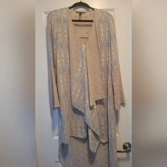 BCBGMaxAzria | Kyndal Dramatic High-Low Asymmetrical Tapestry Dress Size Small - Picture 5 of 14